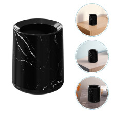 Marble Wastebasket for Bathroom Decorative Trash Can for Kitchen Bedroom Office and Restroom Cute Mini Trash Can for Desk