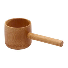 Bamboo Hishaku Ladle Bath Spoon Serving Spoon Multipurpose 12cm Handle Tea Scoop
