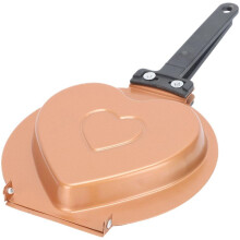 Double-sided Frying Pan With Heat-resistant Handle, Non-stick Pancake Maker Stovetop Toasted Sandwich Panini Maker For Kitchen
