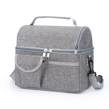 Sac isotherme portable pour lunch box, grand format, double couche, en tissu Oxford, pour une conservation optimale de la fraîcheur