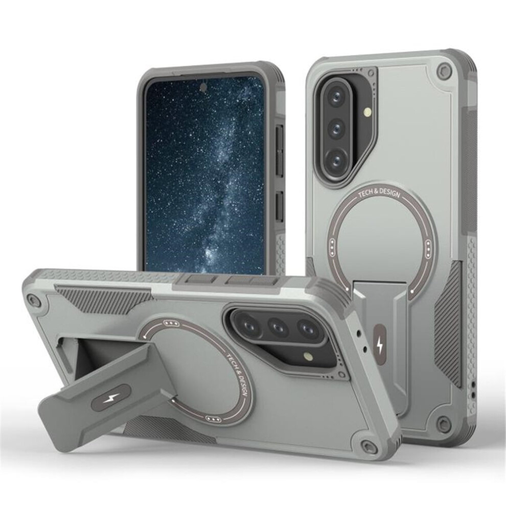 Samsung Galaxy A36 5G Case (6.7") Â Magsafe Compatible, Military-Grade Shockproof Tpu With Invisible Stand, Grey 9152228525689