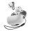 True Wireless Bluetooth Earbuds 5.4 Noise Cancelling White 1