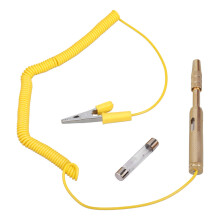 Automobile Circuit Tester, 6-24V Light with Alligators Clip Steel Probe Vehicle Circuits Low Voltage Light Tester