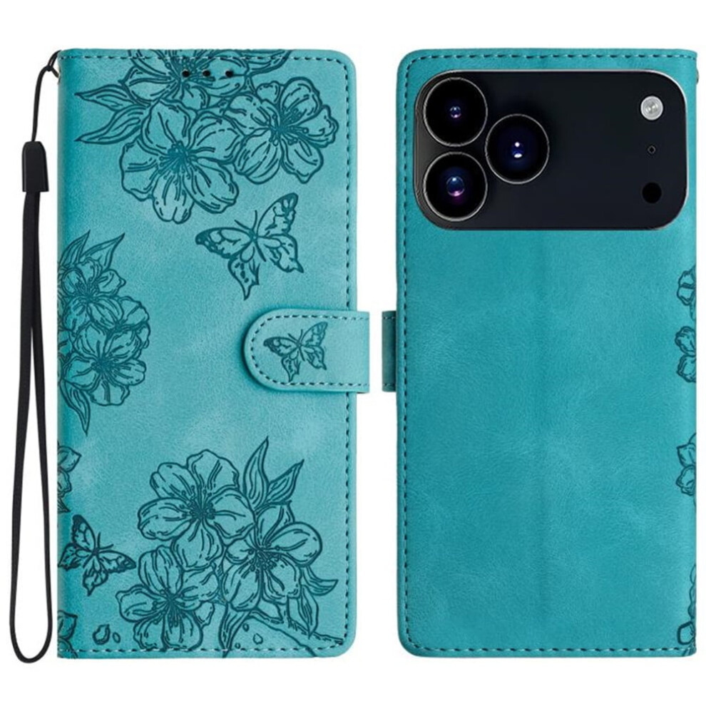 Iphone 17 Pro Max Leather Flip Wallet Case Green 9130661402033