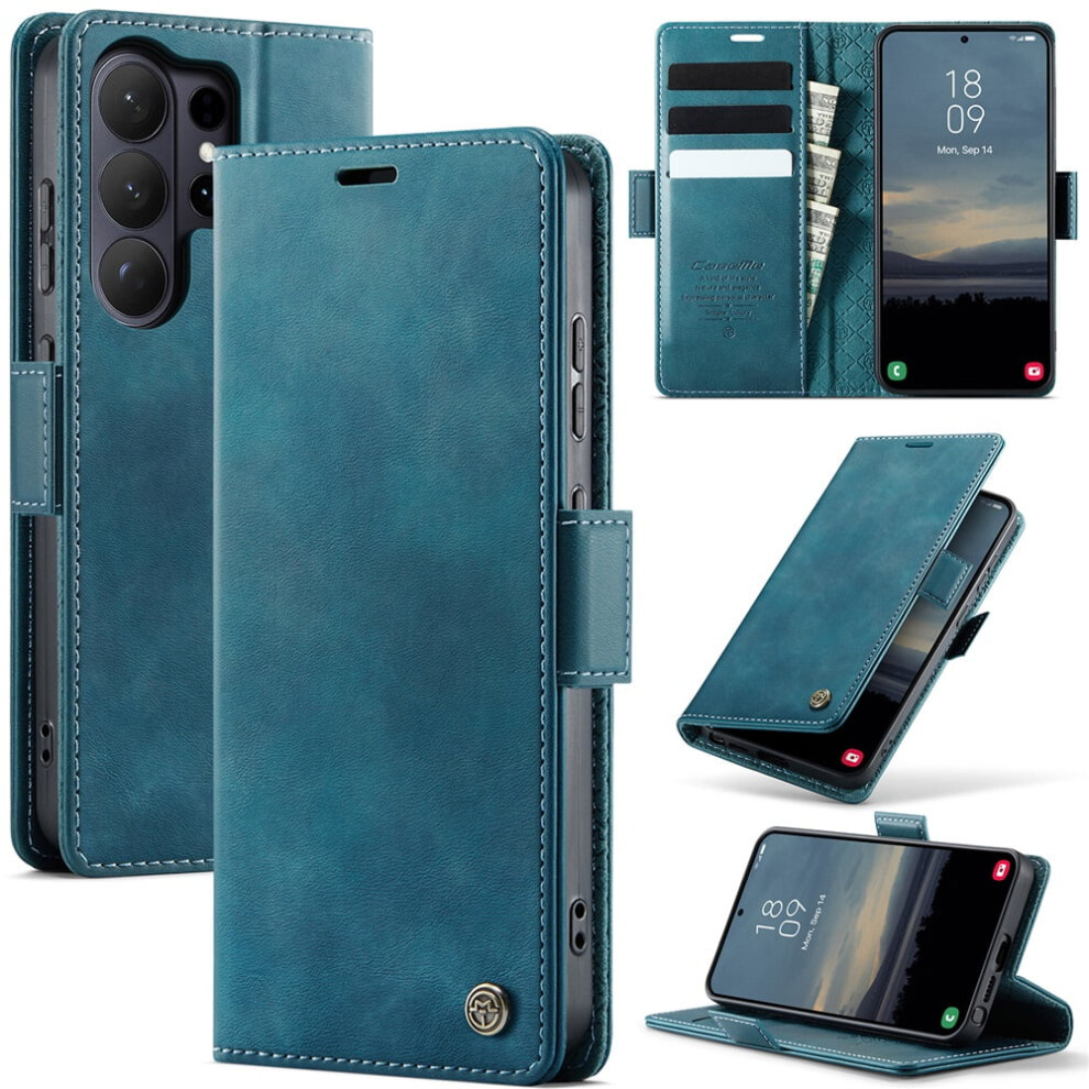 Caseme Calf Leather Wallet Case For Samsung Galaxy S26 Ultra 5G 6.9" Â Rfid Blocking, Magnetic Closure, Card/Cash Slots, Kickstand, Shockproof 9152228526747