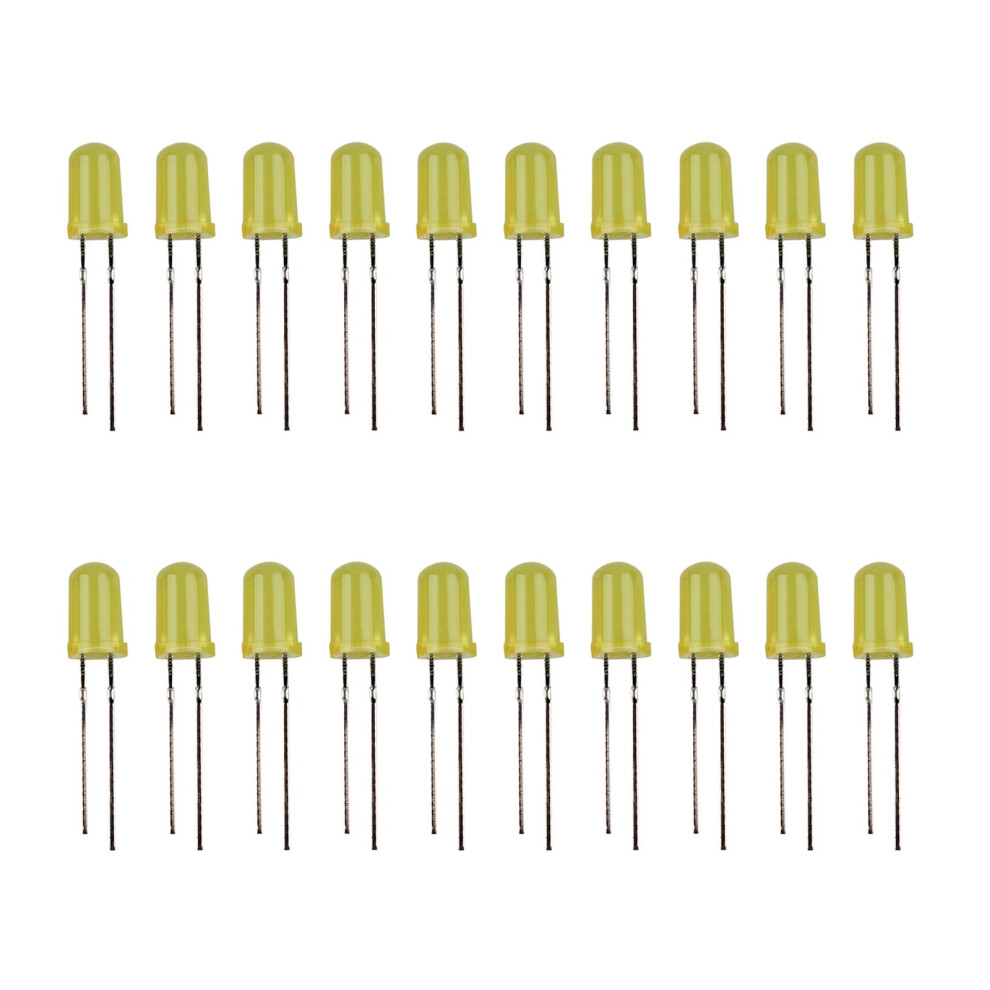 20Pcs Led Light Diodes For Science Projects, Electric Experiments And Commercial, Colorful Led Emitting Diode Light Set 9418476687181