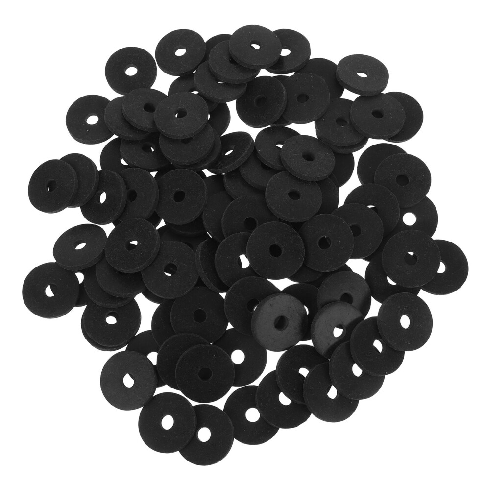 100Pcs Black Rubber Flat Washers Reliable Sealing Gaskets For Outdoor Faucet Repair 9418476686962