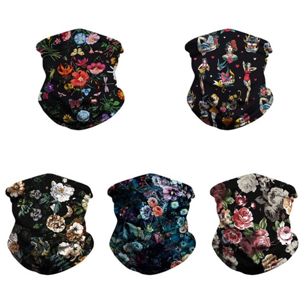 Face Cover Mask Scarf Bandana Neck Gaiter Uv Dust Protection 9130661401548