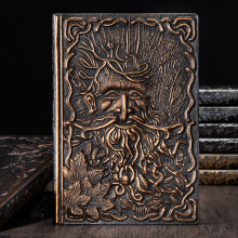 Diario con stampa a rilievo 3D Tree Spirit in stile europeo, 1 pezzo