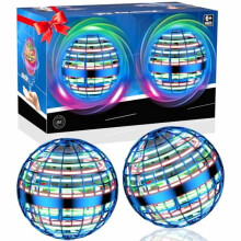 2PCS Flying Orb Ball Toys 2025, Hand-Controlled Hover Ball Boomerang, Mini Drone Cosmic Globe Fidget Toy for Kids & Adults – Compatible with All