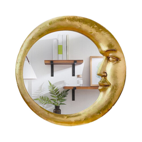 Vintage 90s Witch Moon Wall Mirror | Lightweight