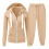 Damen-Set aus Kapuzenpullover und Jogginghose in Übergröße 1