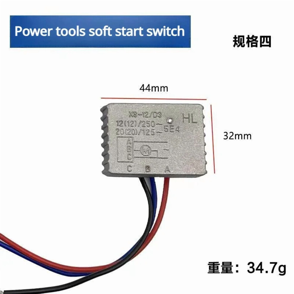 Soft Start Current Limiter For Power Tools 230V To 12-20A Retrofit Module Soft Startup Current Limiter 9130661922869
