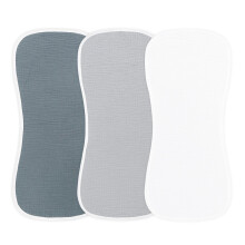 3pcs Baby Burp Cloth Soft Cotton Absorbent Nursing Towel Breathable Drooling Pad for Newborns Infant Care