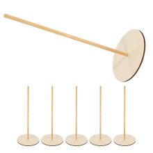 6 sets of Wooden Donut Stand Holder Doughnut Display Rack Reusable Dessert Stand Wooden Doughnut Stand Dessert Stand Donut Stand