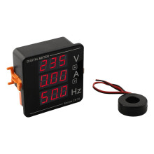 Digitális AC feszültség-áram frekvenciamérő 50-500V 1-120A