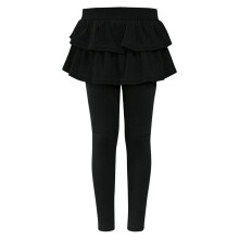 Black Toddler Girls Leggings with Skirt 1-2 Years