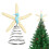 Natural Christmas Tree Topper, 8.7", Rustic Blue Chic Style Decor – Compatible with Most Trees 1