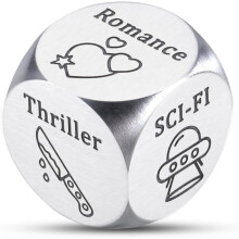 10th Tin Anniversary Gift for Couples – Funny Food Decision Dice, Date Night & Bridal Shower Gift, Compatible with All Occasions