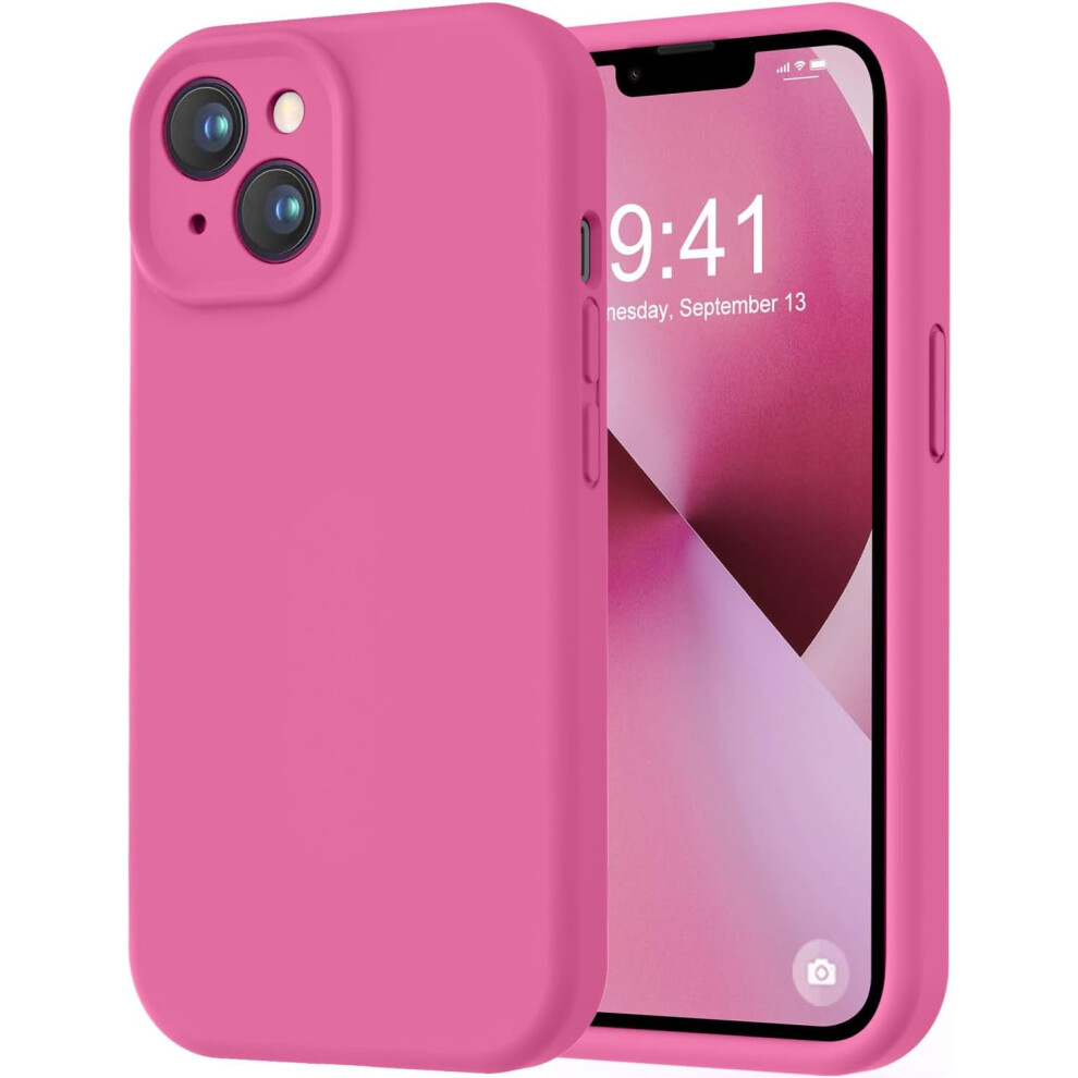 Premium Silicone Iphone 13 Case (6.1") – Camera Protection, Soft Microfiber Lining, Shockproof – Compatible With Iphone 13 9170372137350