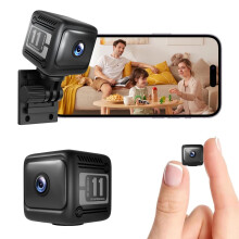 Wireless 1080P Smart Security Camera with Motion Detection, Night Vision, Cloud Storage – Battery Powered, Compatible with WiFi