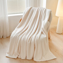Soft Double-Sided Fleece Throw Blanket, 40x60", Pink Plaid – Cozy, Lightweight & Fluffy for Couch, Bed, Sofa
