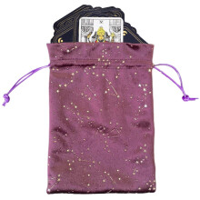 Small Jewelry Pouch Small Tarot Runes Storage Container Velvet Storage Bag for Tarot Accessories Jewelry Crystal Earrings Oracle Decks Stones