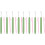 Σετ γάντζων πλεξίματος αργαλειού 8 τεμαχίων πολύχρωμα 1
