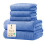 Ultra-Soft Quick-Dry Towel Set Microfiber Cotton 5-Pc 1
