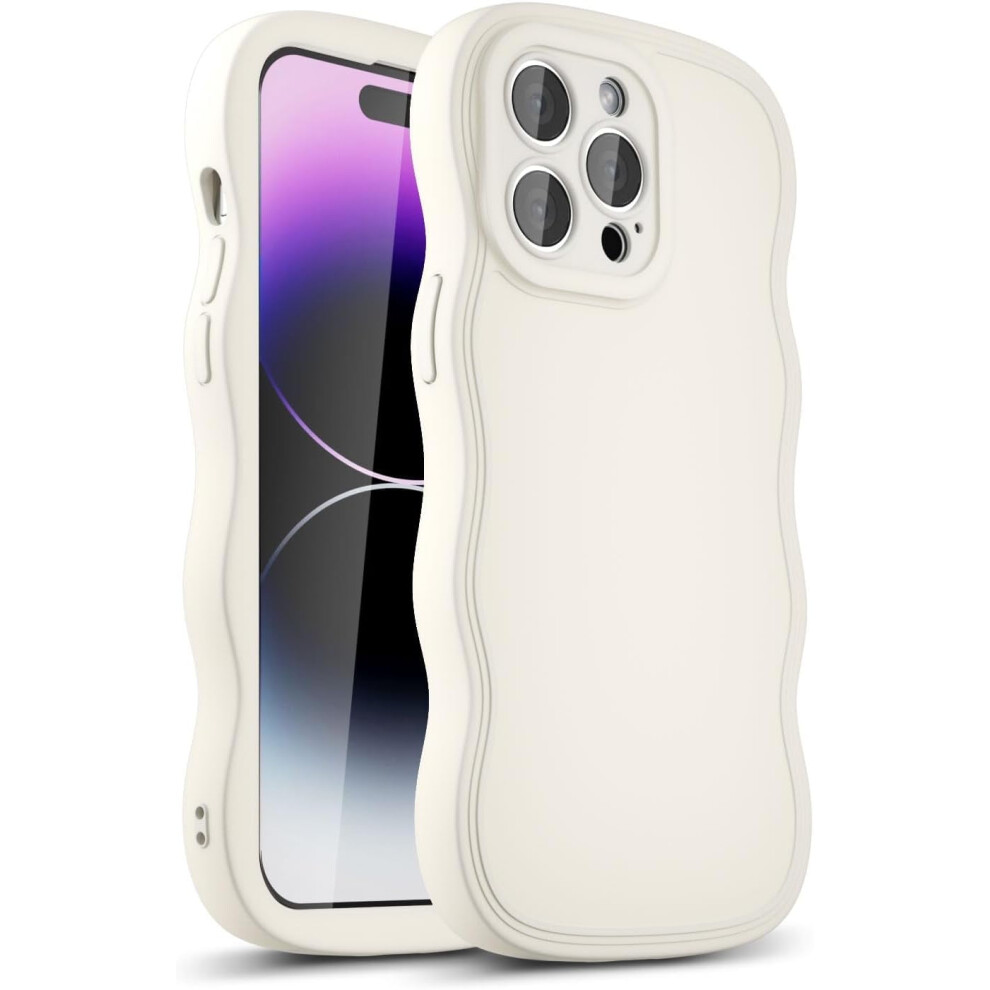 Cute Wavy Edge Silicone Case For Iphone 16 (6.1") – Thin, Shockproof, Camera Protection, Compatible With Iphone 16 9170372136735