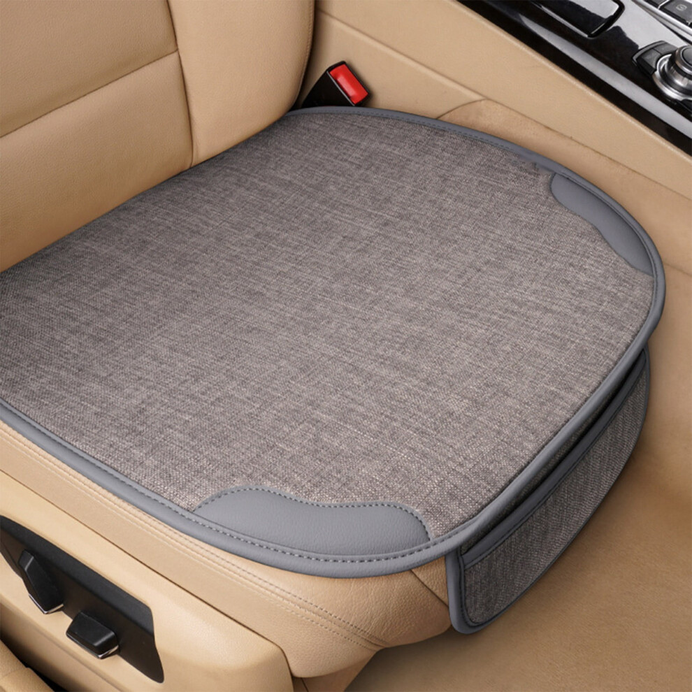 Car Seat Bottom Cushion Covers, Front Car Seat Mat Pad, Universal Seat Cushion Covers Seat Protector For Most Cars Suv Truck Gray 9170372136087