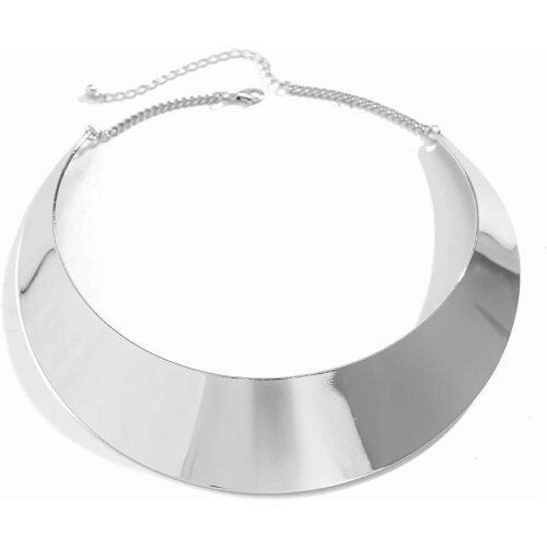 Chunky guld manchet choker halskæde til kvinder