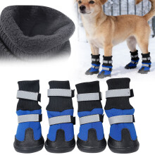 Waterproof Dog Shoes Non-Slip Breathable Reflective 4PCS