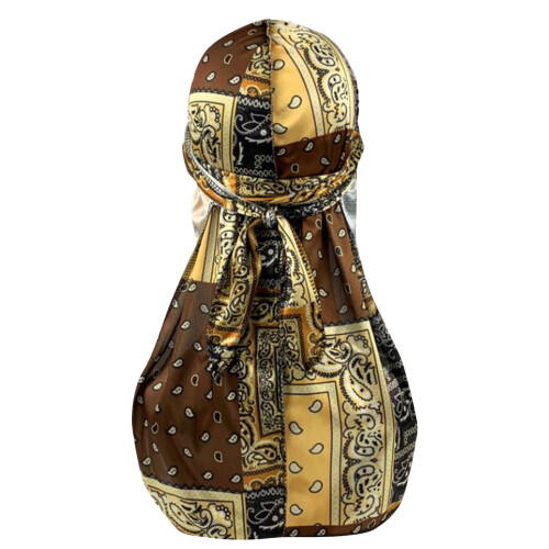 Ποικιλία από Paisley Bandana Doo rag Cap Headwraps Ανδρικά/Γυναικεία Μεταξωτά Durag με Μακριά Ουρά
