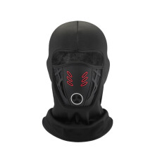 Motorrad-Gesichtsmaske, atmungsaktiv, elastisch, warm, winddicht, Sturmhaube für Autofahren, Skifahren, Radfahren und andere Outdoor-Sportarten, Rot