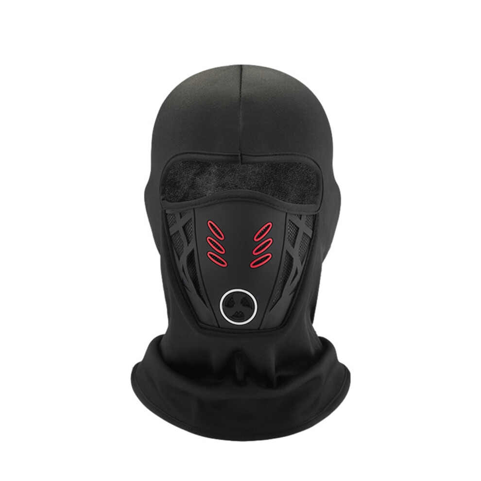 Motorcycle Face Mask Breathable Elastic Warm Windproof Balaclava For Driving Skiing Cycling Outdoor Sports, Red 9165521638444