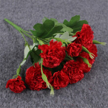 Œillets artificiels résistants aux UV en promotion – Fleurs en soie artificielle pour la décoration extérieure, intérieure, de fêtes et de
