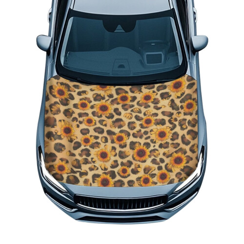 Leopardprint solsikke panserdeksel vanntett