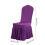 Stretch-Stuhlhussen-Set lila 4-teilig mit Rock 4
