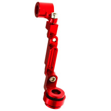 3St Motorfiets Oliehouder Rood Aluminium Stevig Oliekop Steun