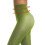 Women's Semi-Opaque Solid Color Footed Tights Green XL 4