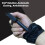 Black archery wrist strap with automatic release system 3
