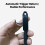 Black archery wrist strap with automatic release system 4