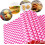 Deli Paper Sheets Checkered Dry Waxed 100 Sheets Pink 4
