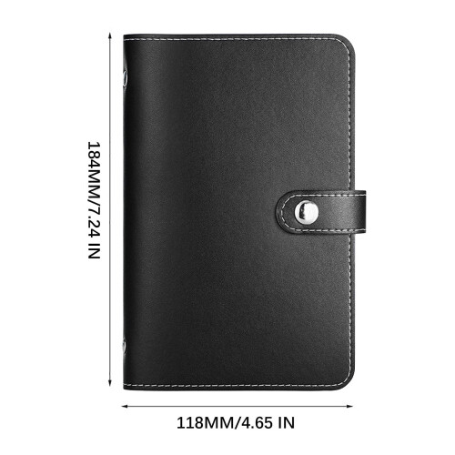A6 PU Leather Budget Binder with Envelopes and Inserts 2