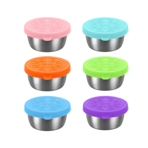 Set van 6 roestvrijstalen kruidenpotjes 1