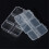 Plastic Nail Art Organizer 6-Section Compact Storage 4