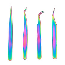 Lash Extension Tweezers Set Stainless Steel Curved Tip Fiber Tip Tools With Anti Static Rust Resistant Sleek Design Perfect Grip And Professional