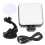 Kit d'éclairage pour visioconférence avec ampoules LED à intensité variable et écran LCD, système d'éclairage rotatif à 360 avec fixations 1