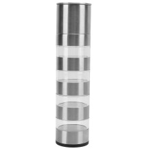 Ergonomic Design Compact Kitchen Gadget Salt Pepper Mill Set With Ceramic Burr Mechanism, Refillable Manual Spice Grinder Suitable For Home Outdoor